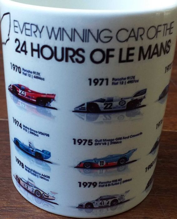 Azulejos e canecas LE Mans 1923 a 2018+ Ferrari ,e mais, Ford gt40