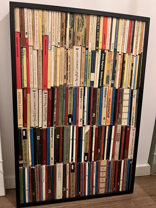 Obraz Handmade z ksiazek 93x63