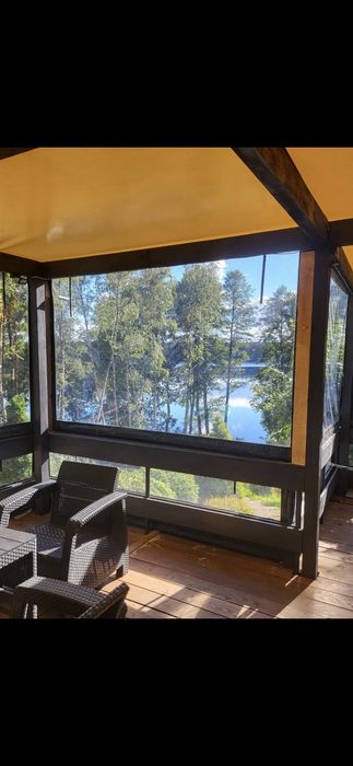 Zacisze Huta Domek letniskowy nad jeziorem Nadrowskim Sitnica