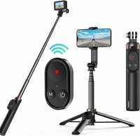 Telesin  Uchwyt selfie stick  3 w 1 Telesin czarny Uszkodzony