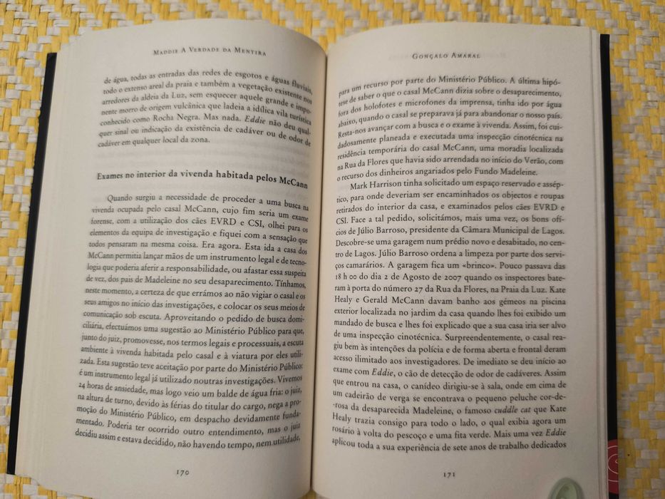 MADDIE a verdade da mentira – 
Gonçalo Amaral