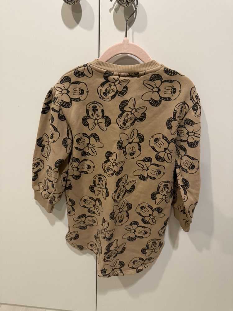 Sliczna bluza sukienka/tunika Zara r.110