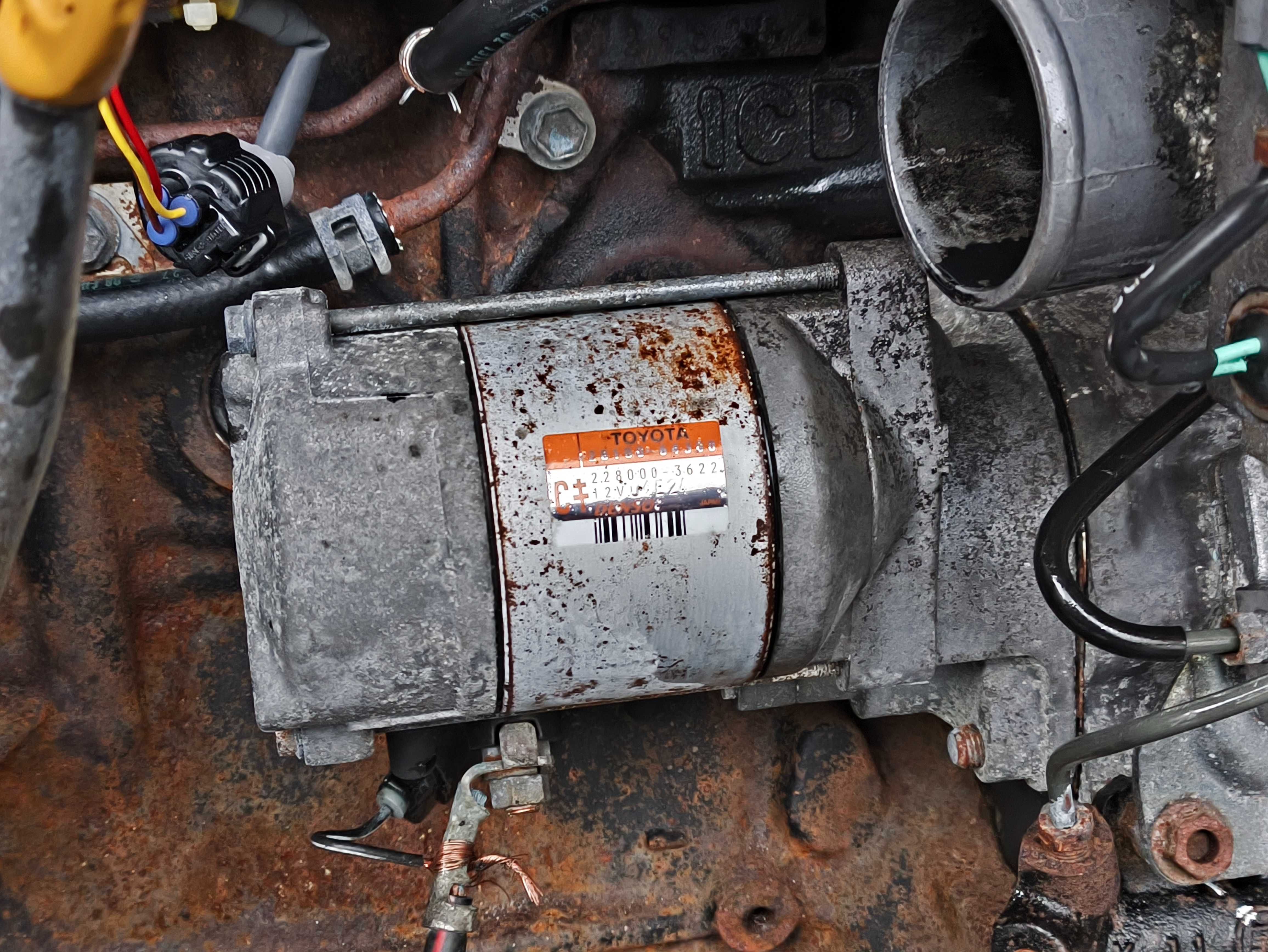 Rozrusznik Toyota Rav4 II 2.0 D4D 1CD 116km 04r 28100/64300 Siedlce