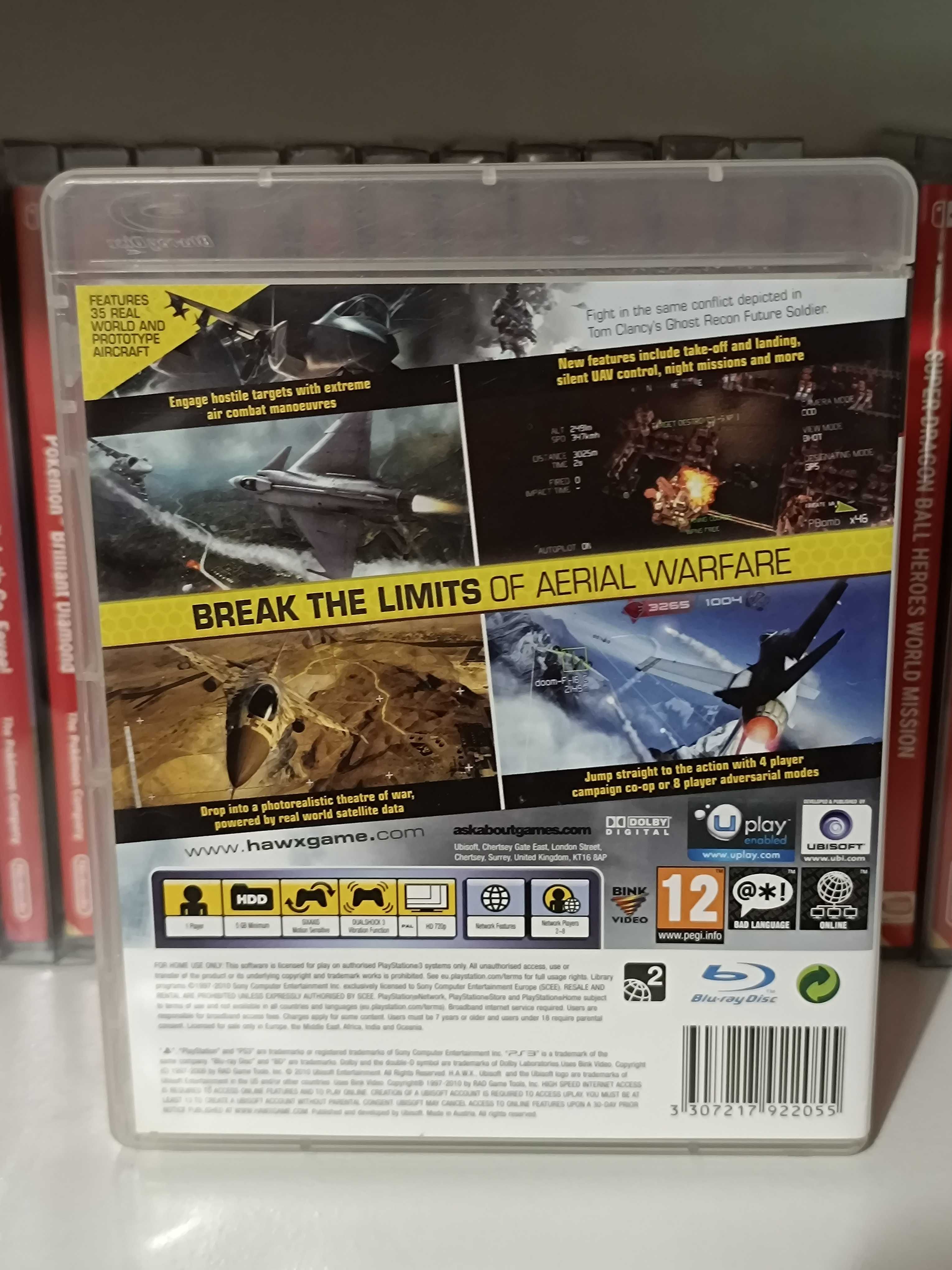 PS3 Jogos Tom Clancy's HAWX 1 e 2