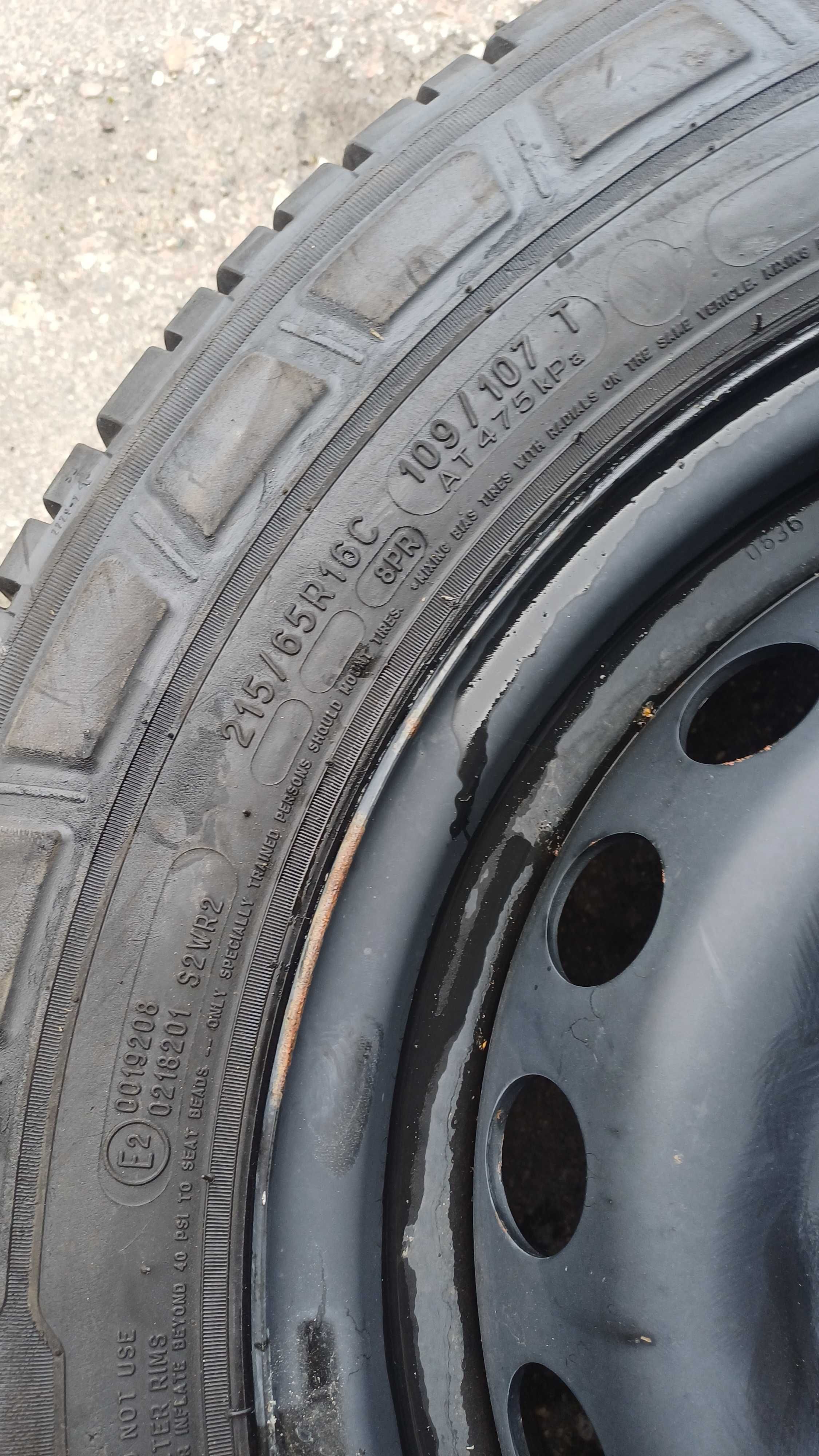 Koło zapasowe Ford Transit Custom mk8 16" 5x160 215/65 R16C