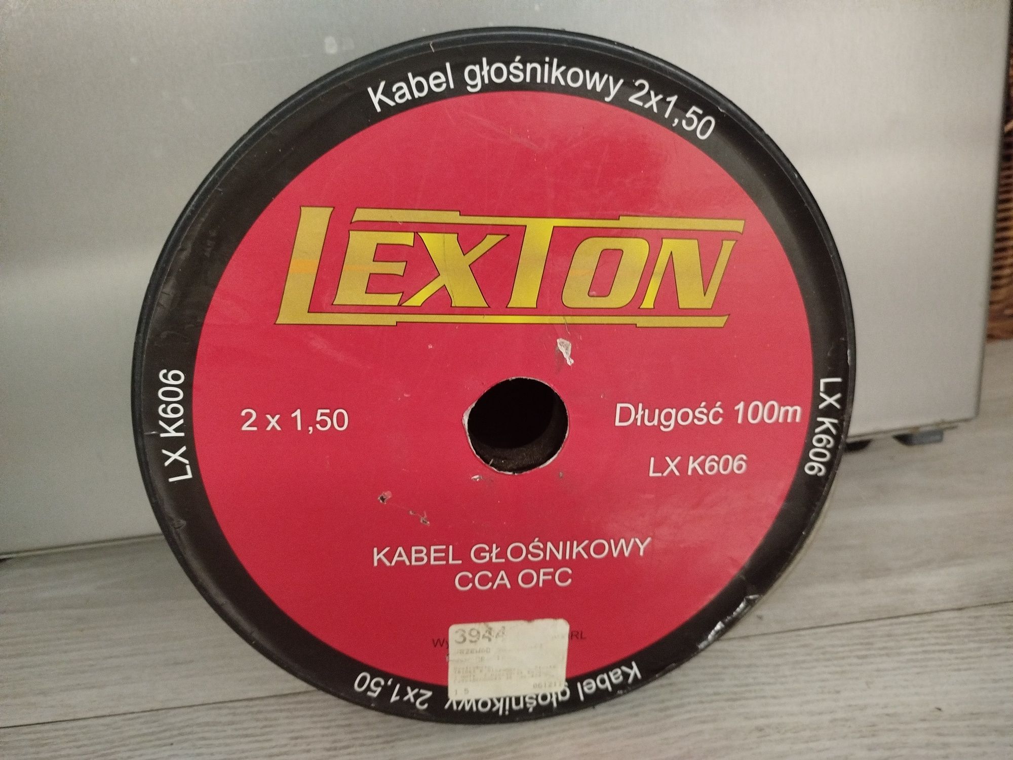 Kabel głośnikowy Lexton 2x 1.5 100 m