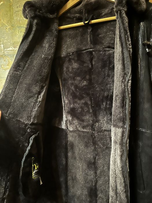 Женская натуральная дубленка.Турция Yellow Genuine Leather