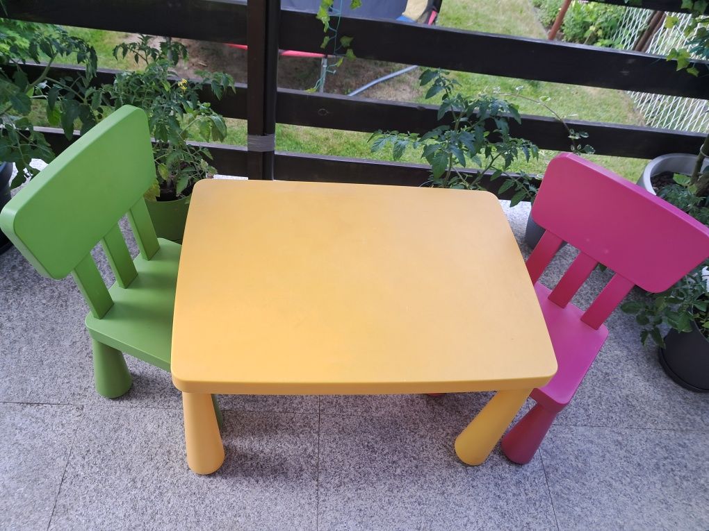 Stolik krzesełka ikea