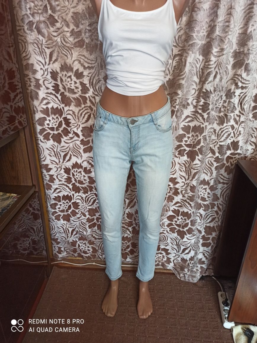 Джинсы 46-48р. женские джинсы брюки штаны.