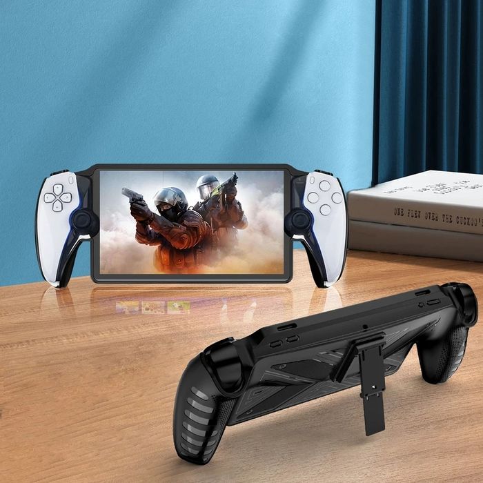 Etui do PlayStation Portal z nóżką + szkło hartowane Dzień dobry mam