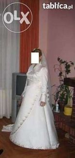 Piękna Suknia Ślubna firmy Polsanta rozmiar 38 + SUPER GRATIS!!!