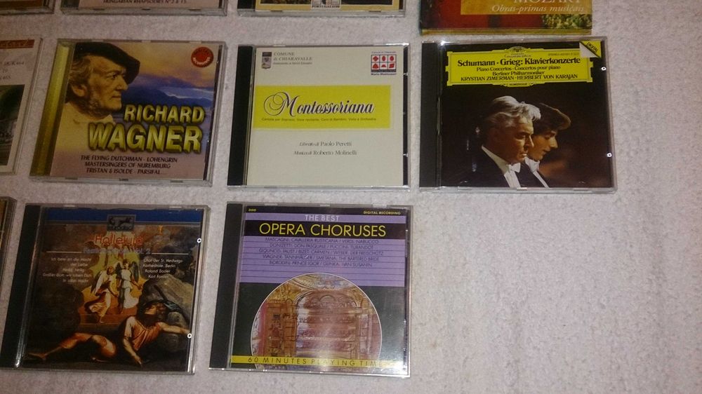 música clássica (bach, beethoven, berlioz, mozart, schumann…) cds