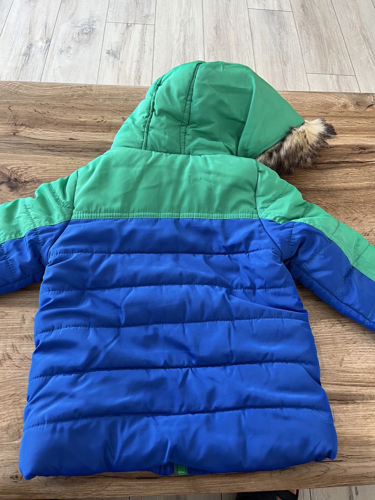 Ciepła kurtka na jesien zime dla dziecka r 92