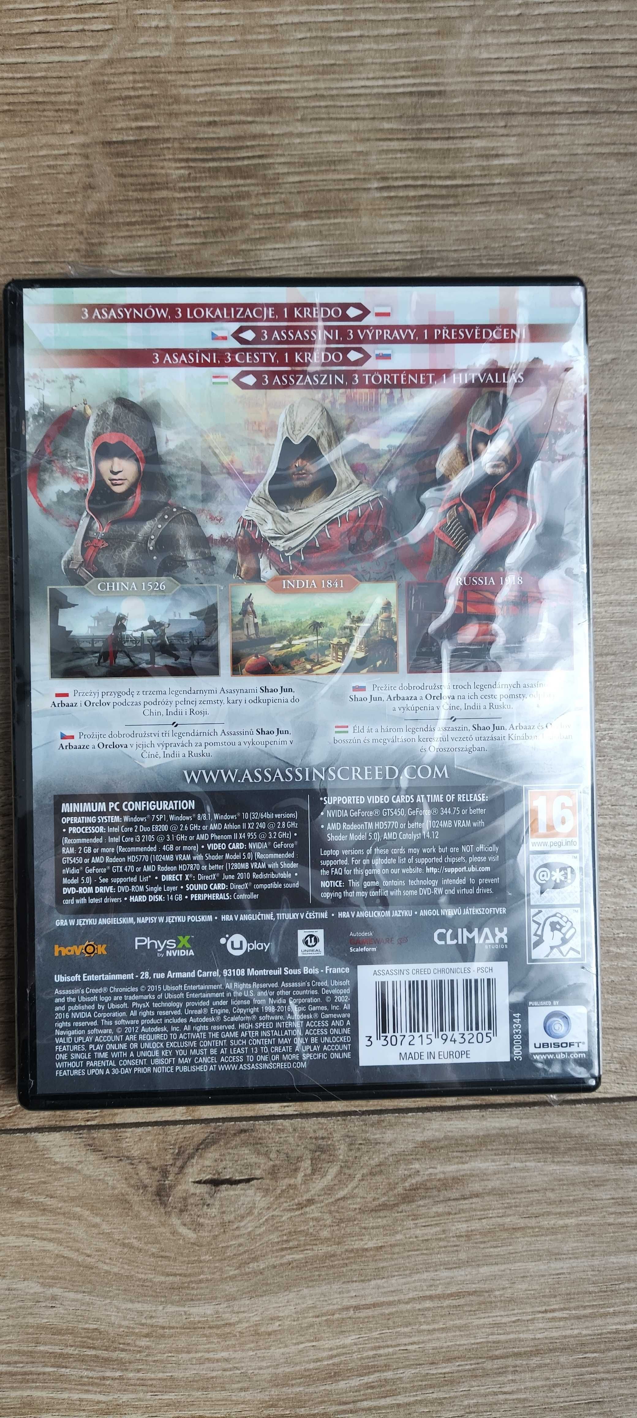 Assassin's Creed Chronicles Nowa PC PL Folia