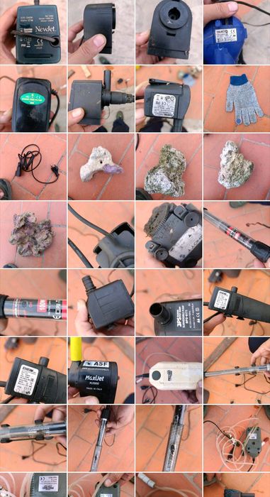 Aquário e acessórios