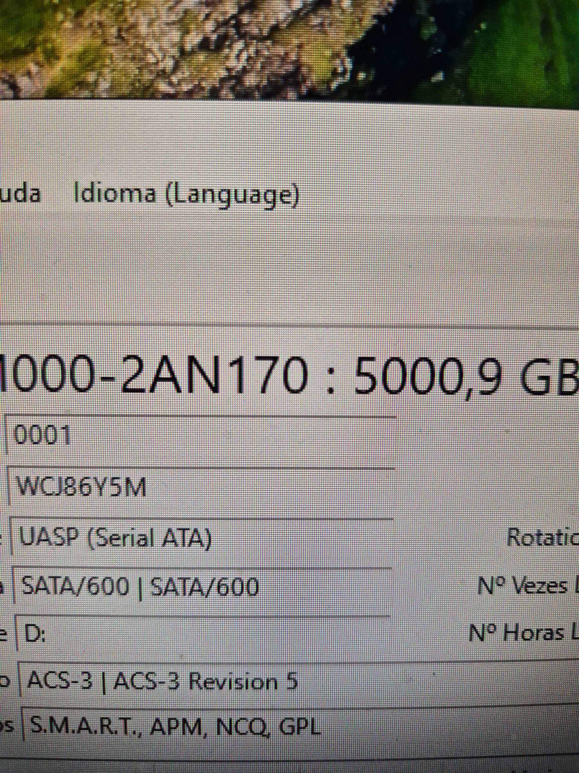 disco 2,5" sata de 5tb seagate, sem anomalia