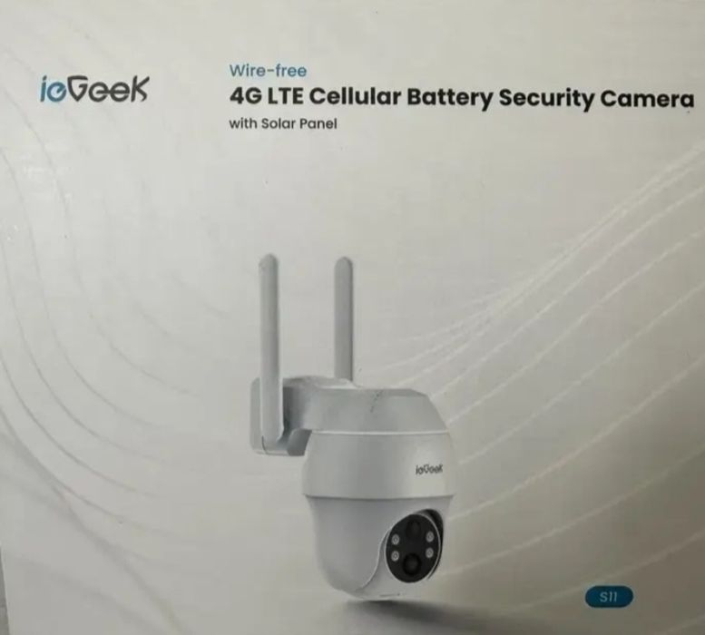 Камера 4G на солнечной панелиieGeek Cellular Battery Camera S11 z sim