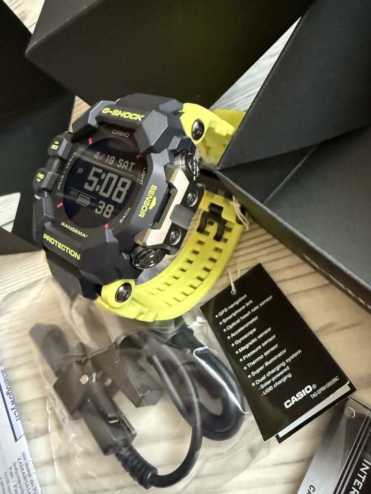 Nowy 6 lat gwarancja rachunek Casio G-shock GPR H1000RY