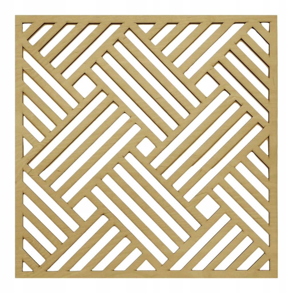 Dekoracja ścienna panel ażur wzór Geometria 2 59 x 59 cm