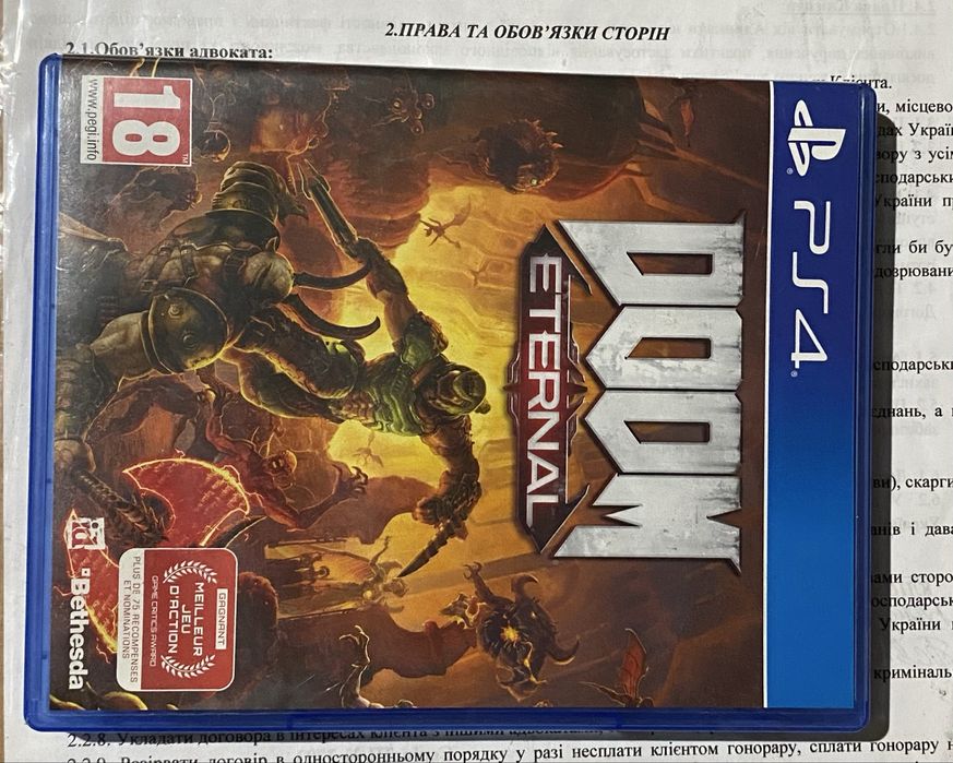 Диск PS4 Doom Eternal