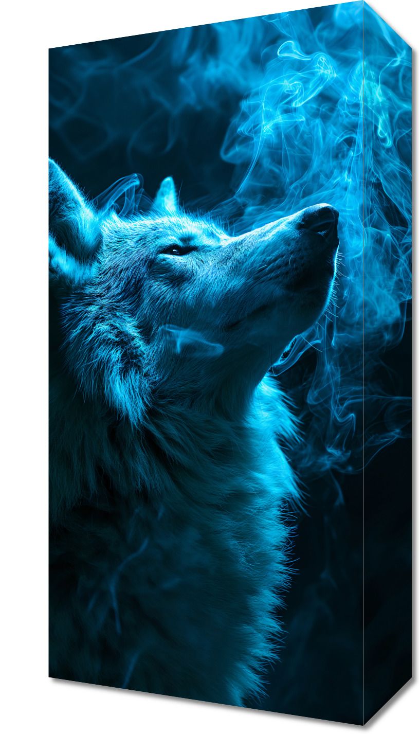 Obraz 20x40cm Oddech Wilka