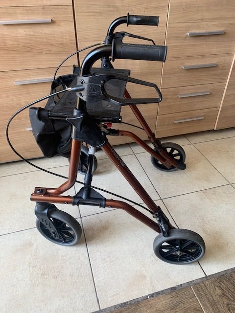 Chodzik balkonik składany aluminium DIETZ TAIMA M 150 kg Torba 5 kg