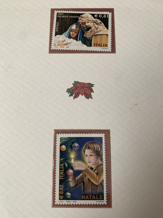 Буклет з марками. Італія. Natale 2002