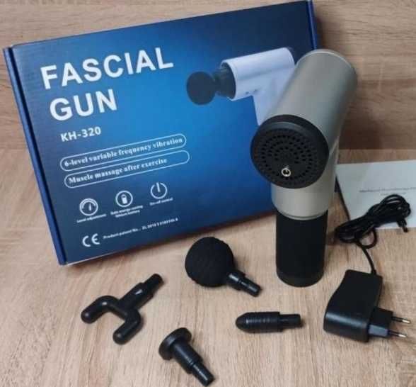 Новый портативный массажер Fascial Gun