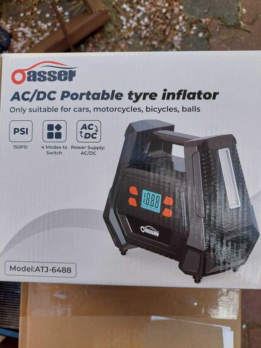 OASSER ATJ-6488 kompresor pompka 2w1