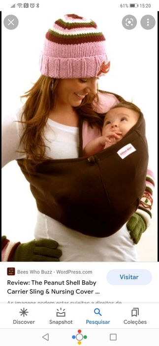 Sling bebé the peanut shell baby sling