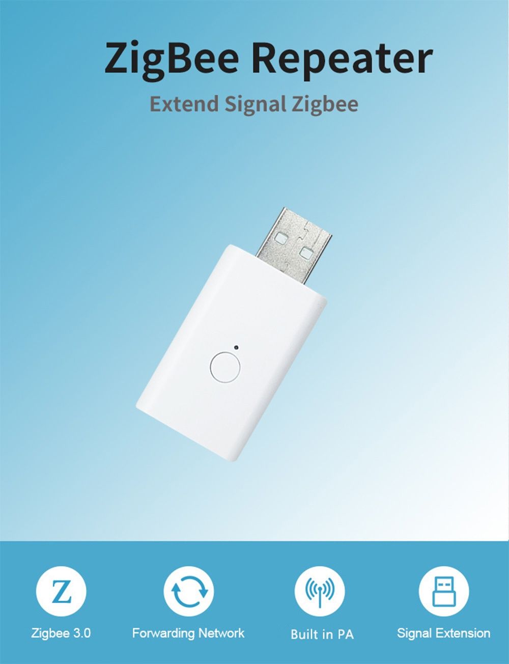 Zigbee + Bluetooth хаб, репитер, шлюз розумного будинку