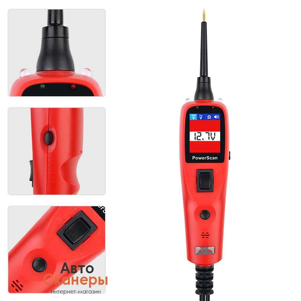 Автомобильный тестер цепи Autel Powerscan PS100
