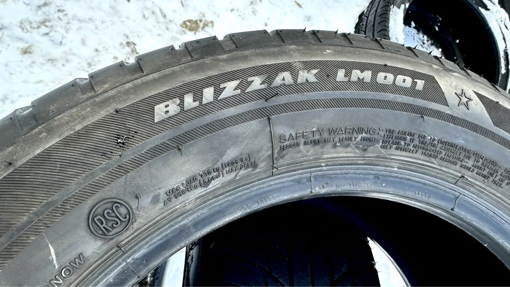 225/55/17 Bridgestone Blizzak LM001 RSC | 90%остаток | зимние шины