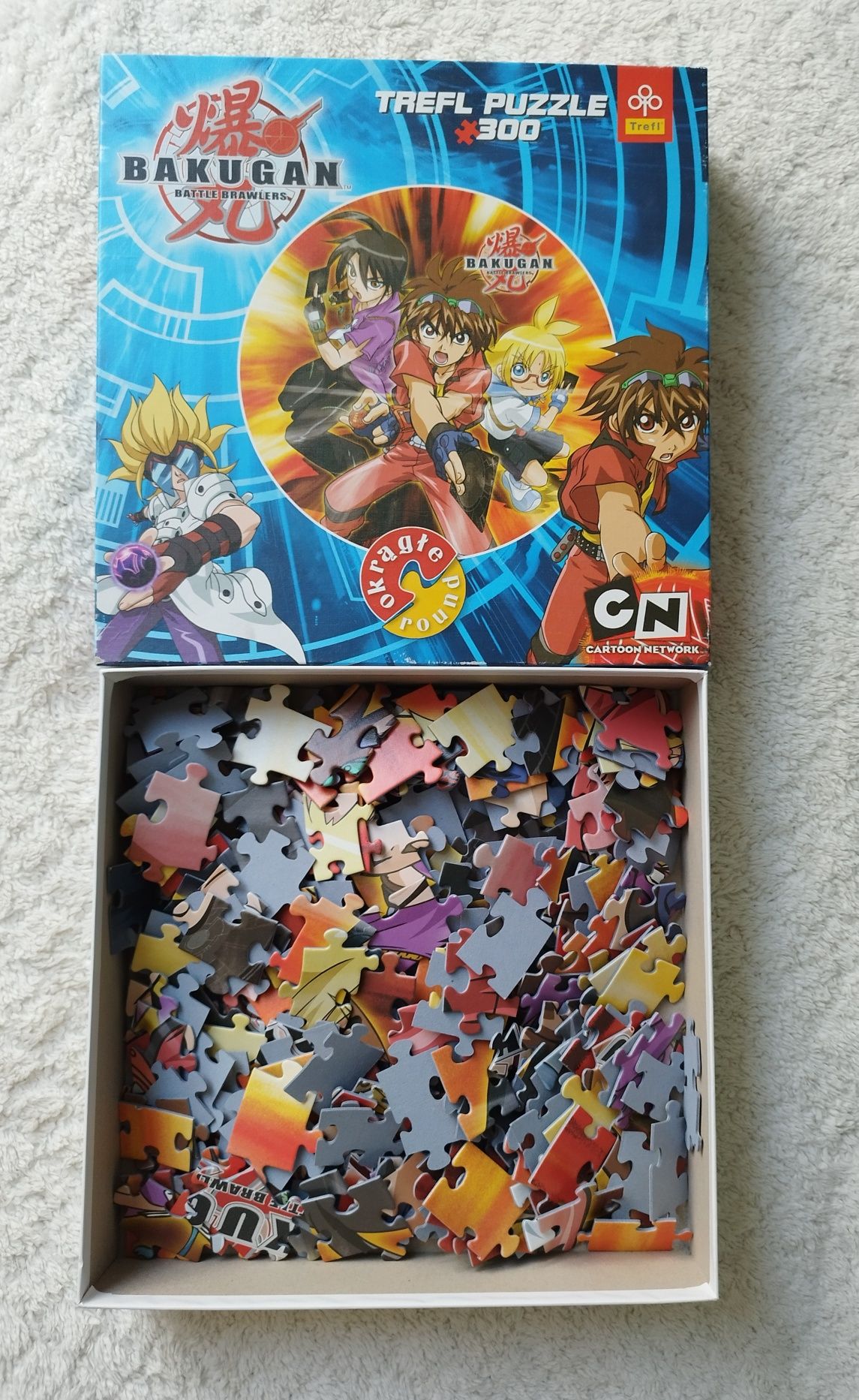 Puzzle Bakugan okrągłe 300szt