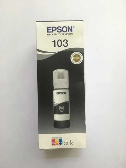 НОВИЙ-новісінький Картридж чорний black EPSON exceed your vision 103