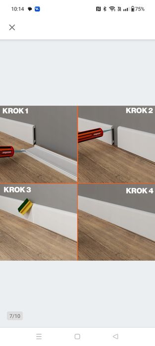 Listwa przypodlogowa duża ilość