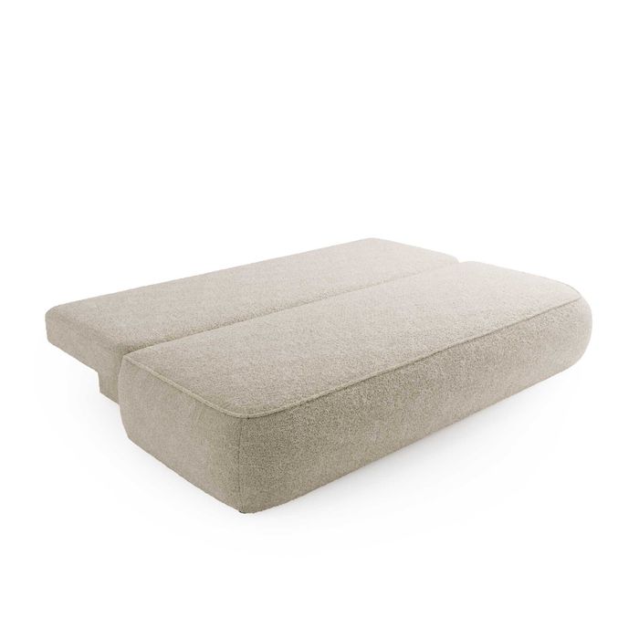 KANAPA rozkładana VEM sprężyny bonell sofa tkanina boucle