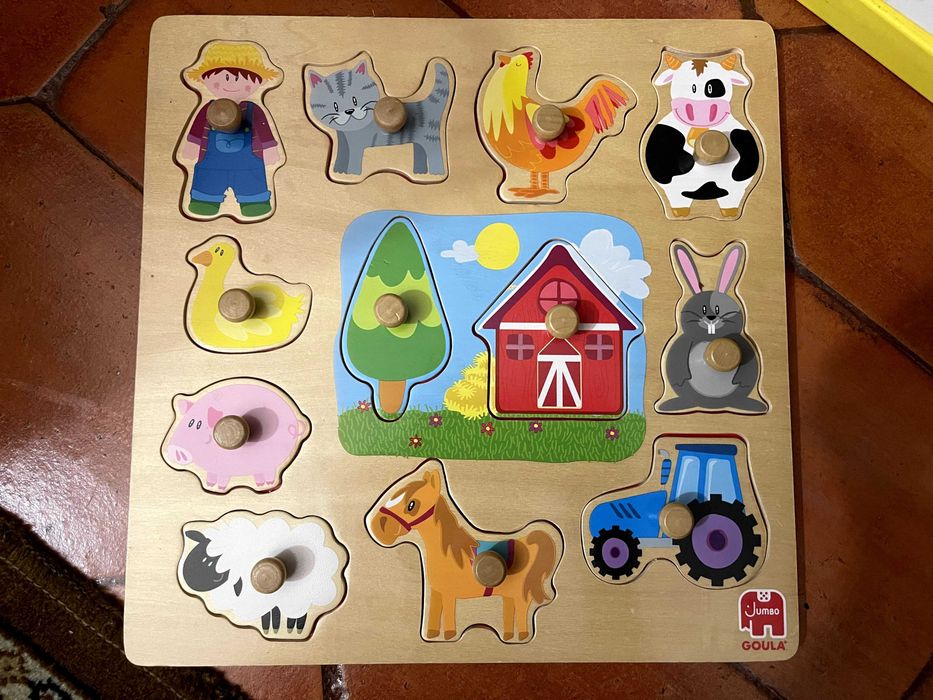 Puzzle A Quinta em madeira para crianças