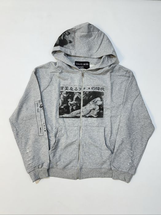 Зип худи Enfants Riches Deprimes Assemblage Grey Zip Hoodie ERD
