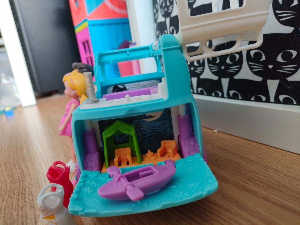 Kamper polly pocket lalki auto