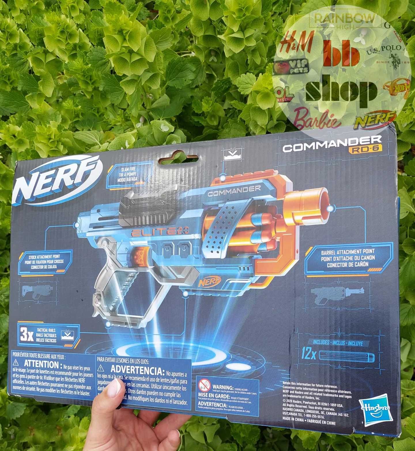 Бластер Nerf Elite 2.0 Commander RD-6