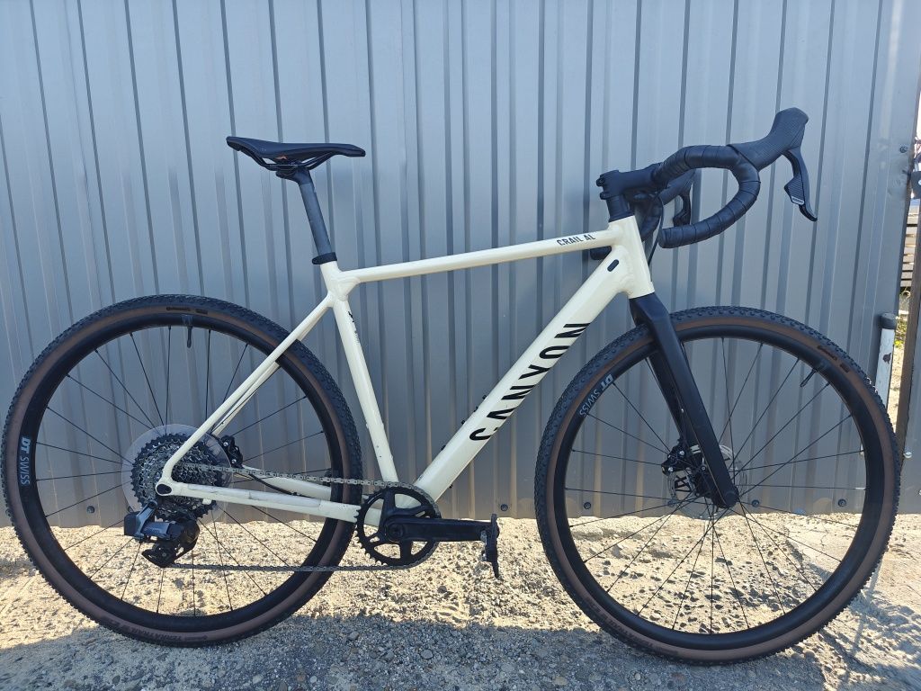 Canyon Grail AL7 rama M Sram Rival AXS XPLR zamiana motocykl