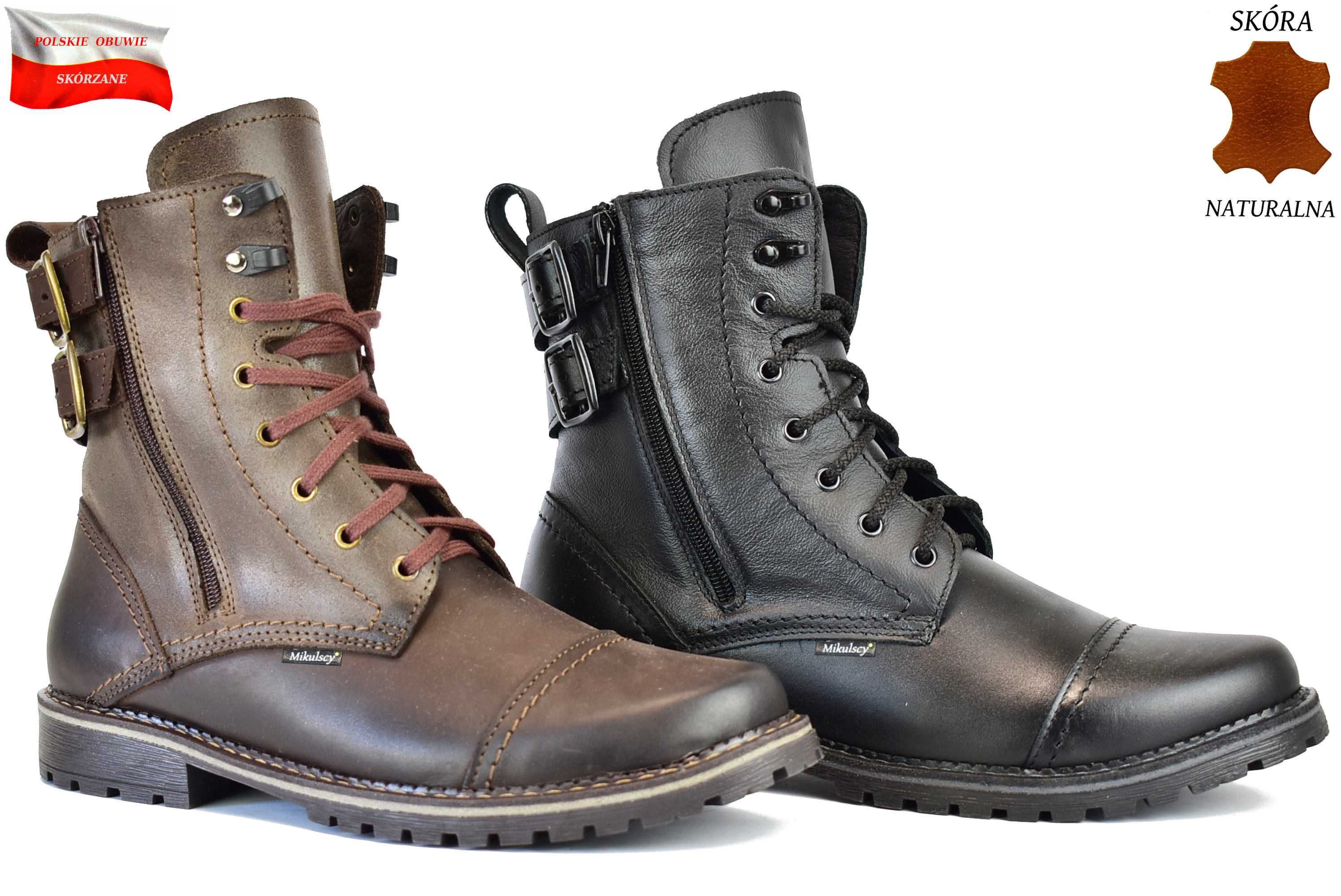 Buty Militarne Skóra Naturalna Produkt Polski
