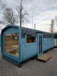 SAUNA Ogrodowa z piecem PANORAMA ŁAZIENKA o długości 6 METRÓW domek