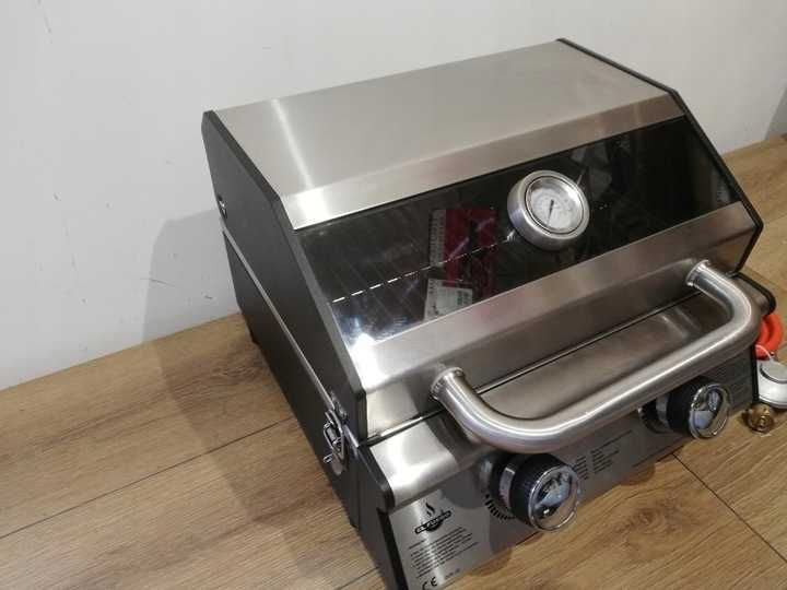 Stołowy Grill Gazowy Turystyczny Z SZYBĄ 6KW EL FUEGO JESOLO Gwarancja