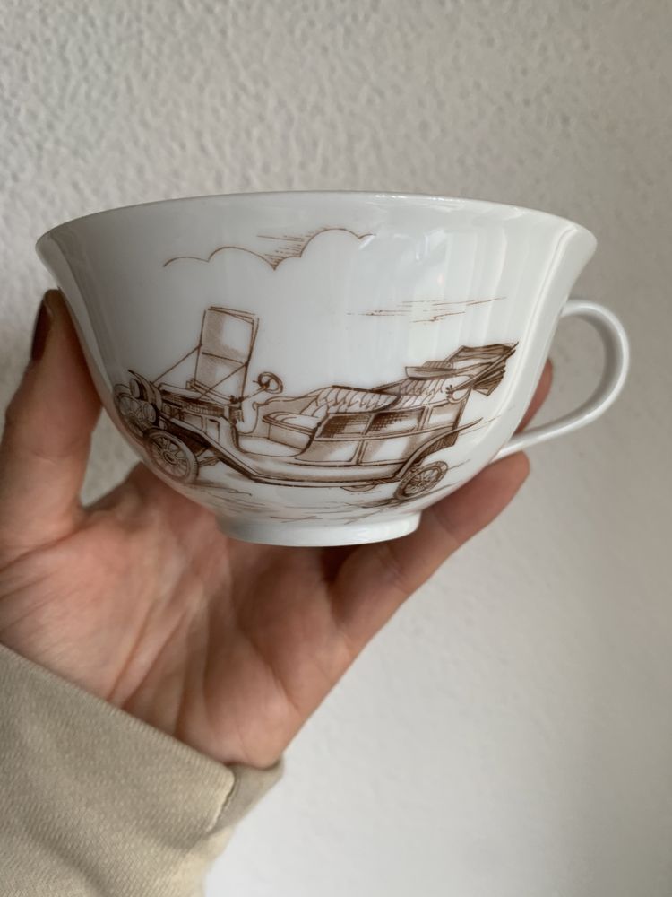 Chávenas de porcelana Candal e Vista Alegre