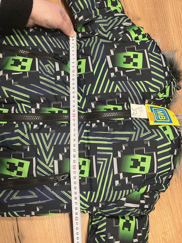 Zimowa kurtka chlopieca Minecraft