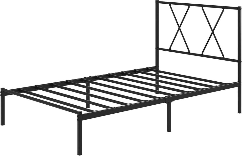 Łóżko pojedyncze metalowe 190X90 STELAŻ rama jednoosobowe dla dziecka