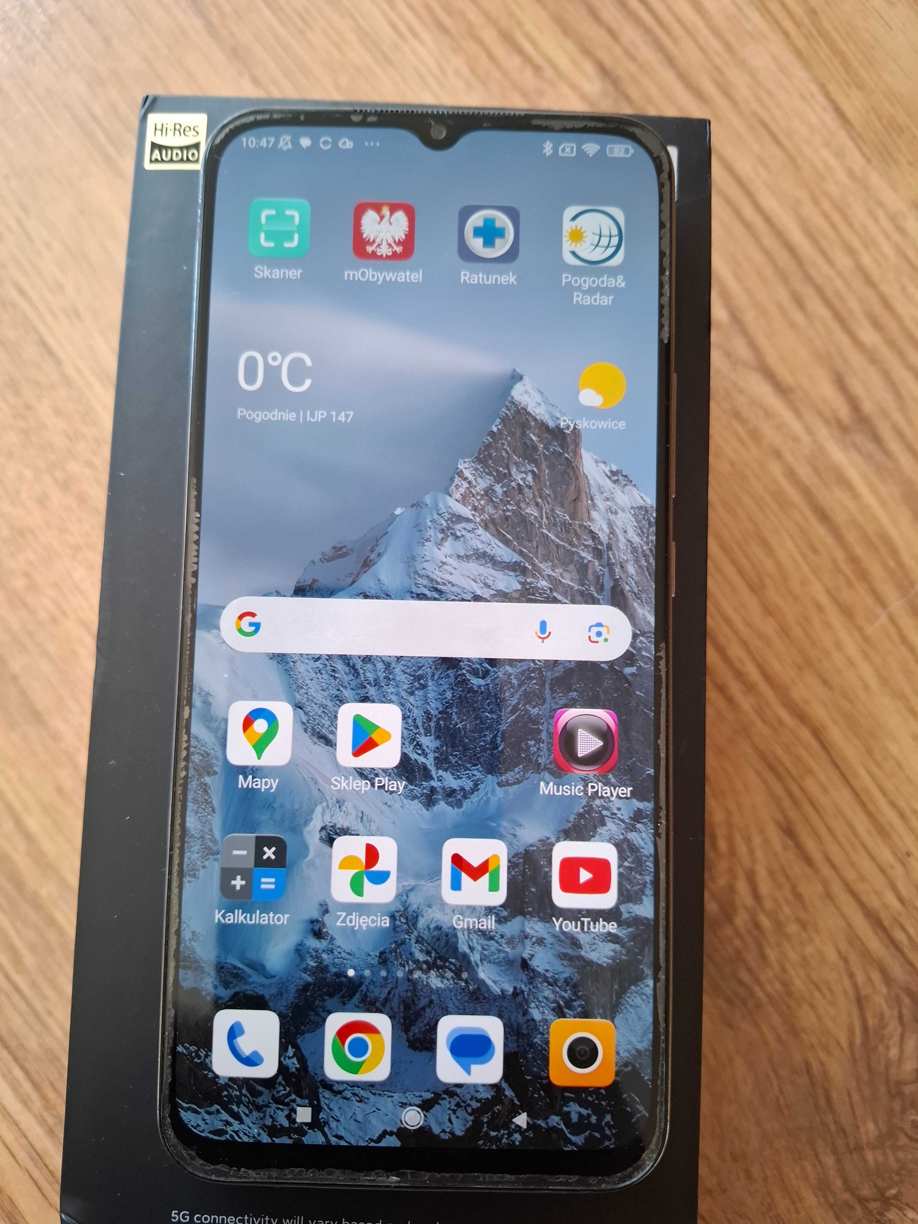 Smartfon telefon Xiaomi Mi 10 Lite  - cały zestaw
