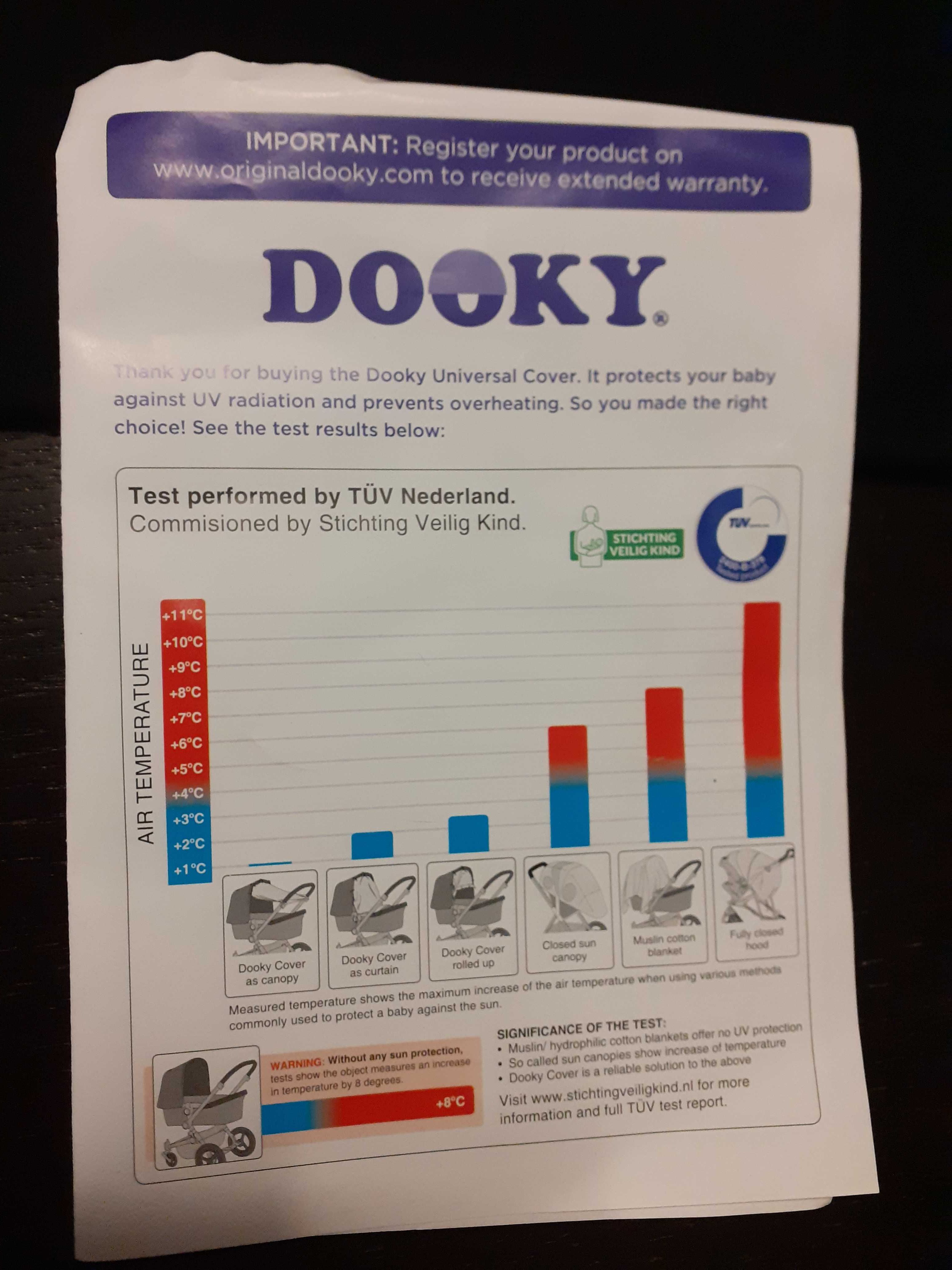 Dooky Universal pokrowiec Matrix chroniący przed słońcem